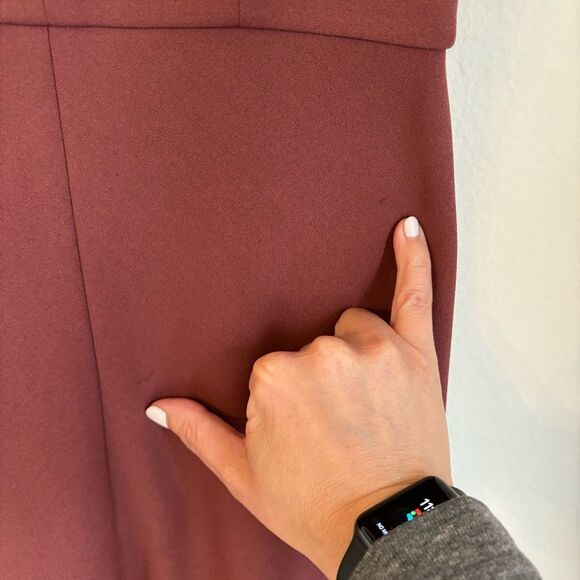 Jenny Yoo Women’s Bridesmaid long Dress Cara in cinnamon rose size 0. Read! - Picture 4 of 12